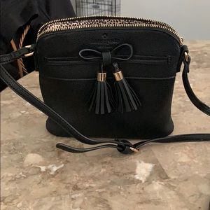 Black Kate Spade Bow Crossbody Bag